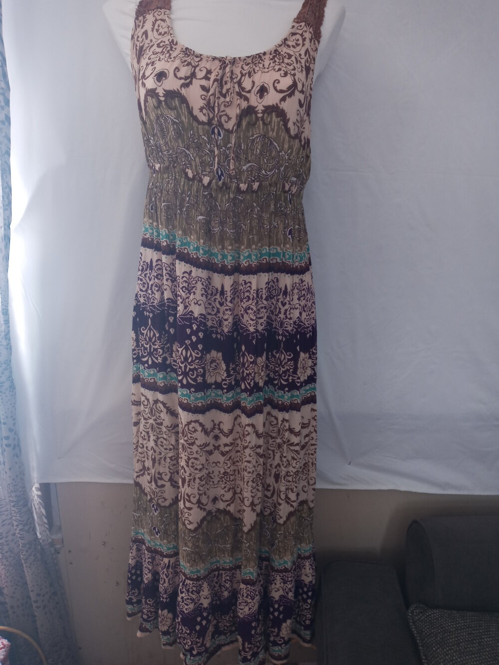 Sun Dress. Summer Size M
